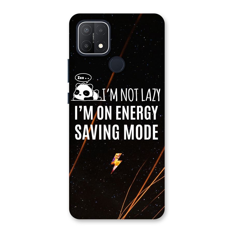 Energy Saving Mode Back Case for Oppo A15s