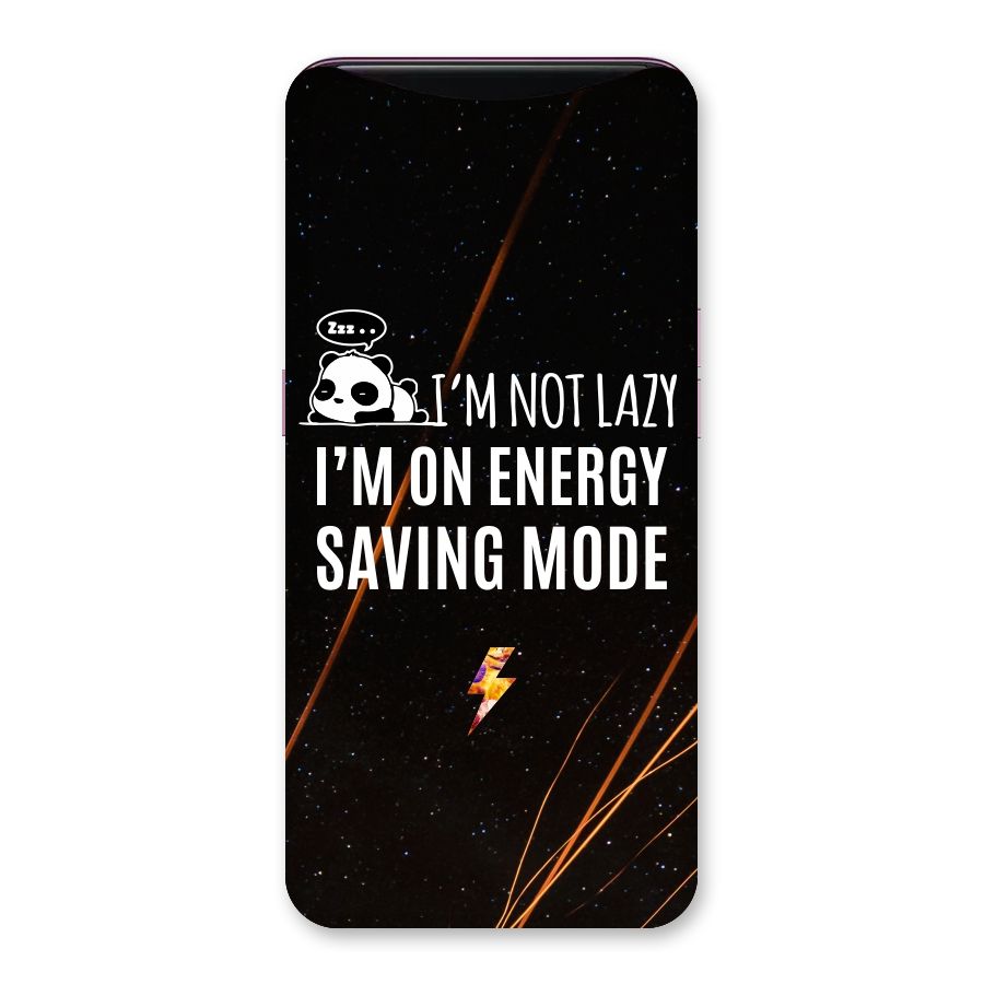Energy Saving Mode Back Case for Oppo Find X
