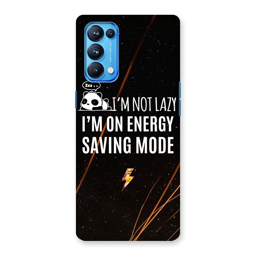 Energy Saving Mode Back Case for Oppo Reno5 Pro 5G