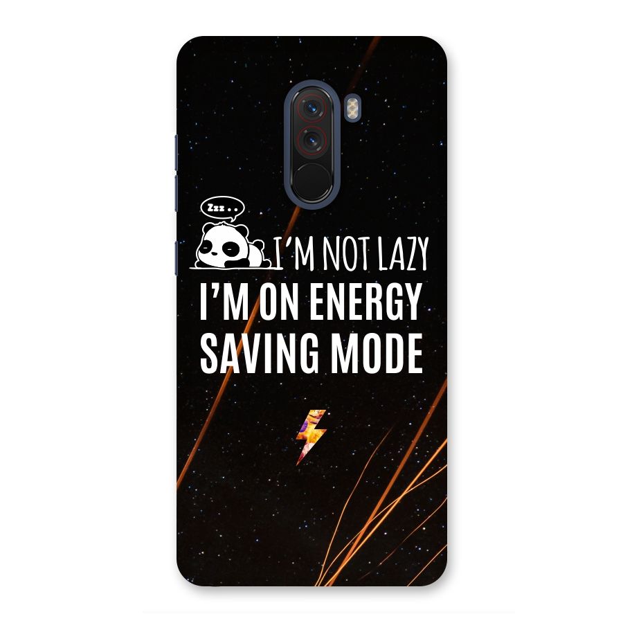 Energy Saving Mode Back Case for Poco F1
