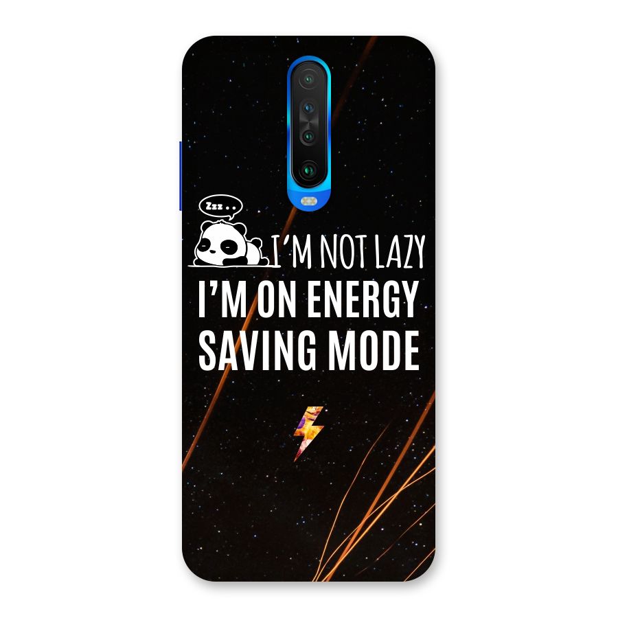 Energy Saving Mode Back Case for Poco X2