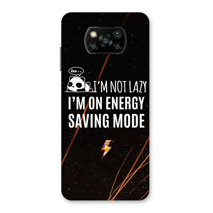 Energy Saving Mode Back Case for Poco X3