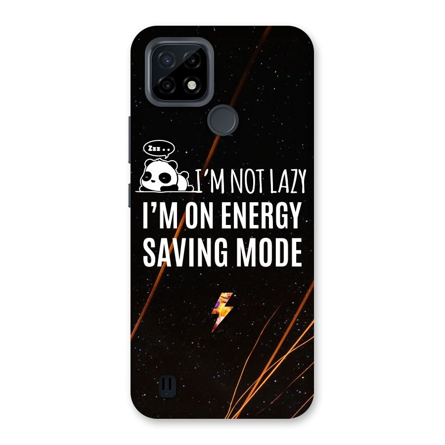 Energy Saving Mode Back Case for Realme C21