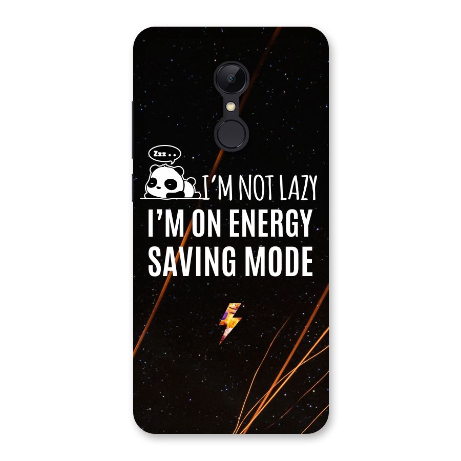Energy Saving Mode Back Case for Redmi 5