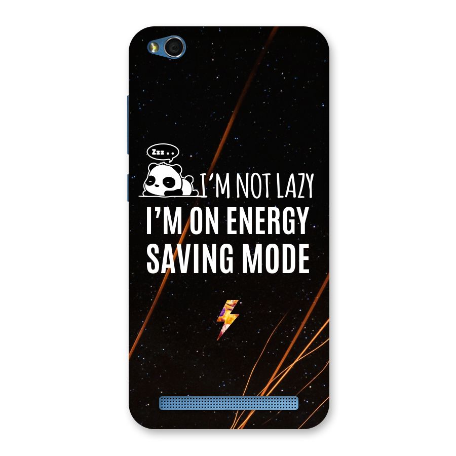Energy Saving Mode Back Case for Redmi 5A