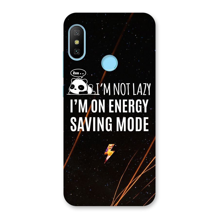 Energy Saving Mode Back Case for Redmi 6 Pro