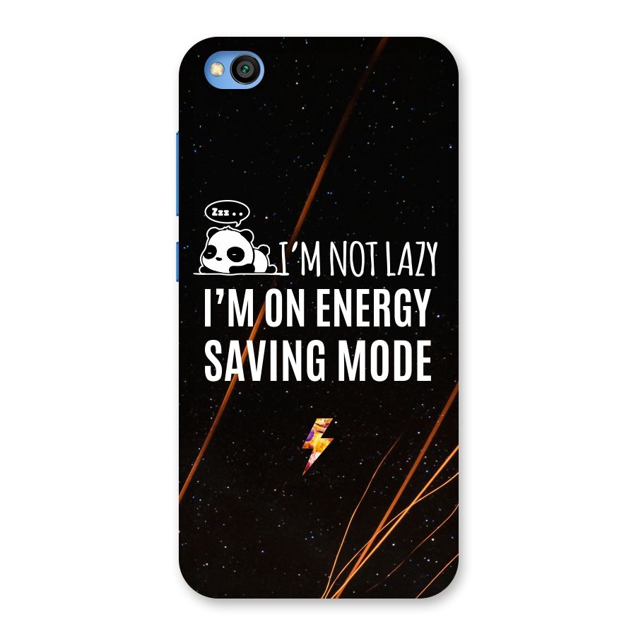 Energy Saving Mode Back Case for Redmi Go