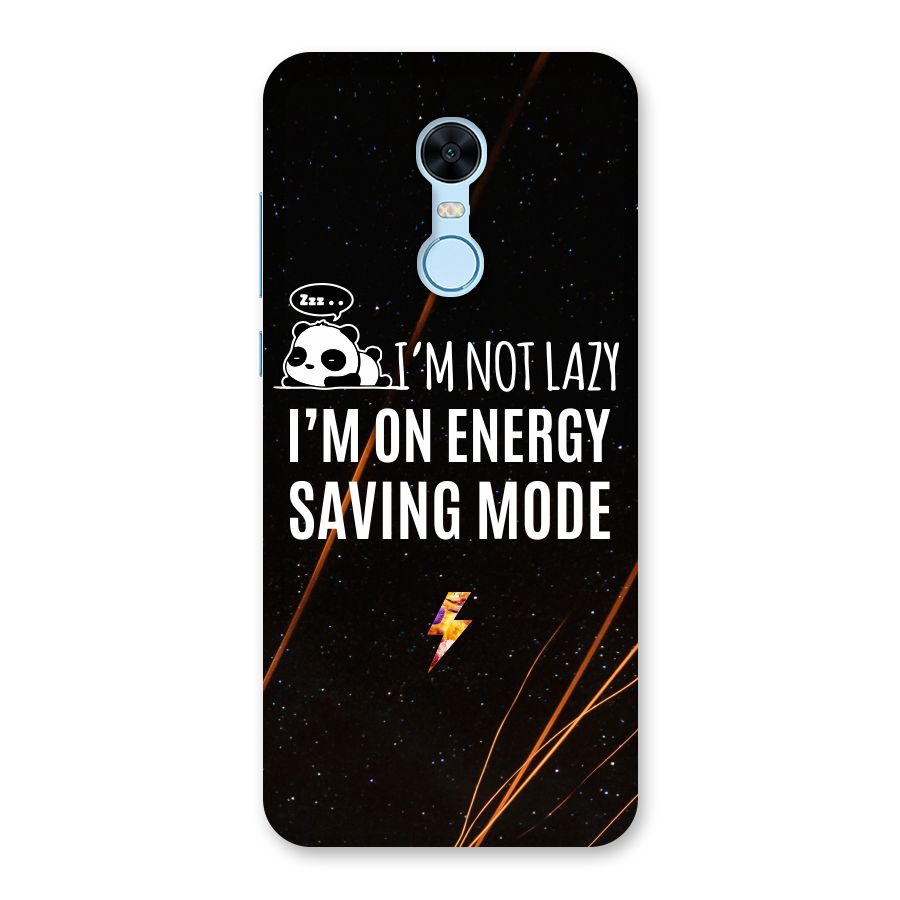 Energy Saving Mode Back Case for Redmi Note 5