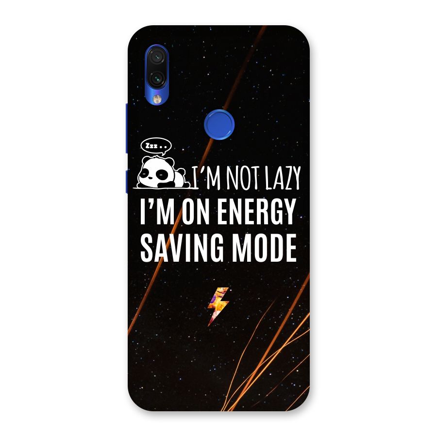 Energy Saving Mode Back Case for Redmi Note 7S