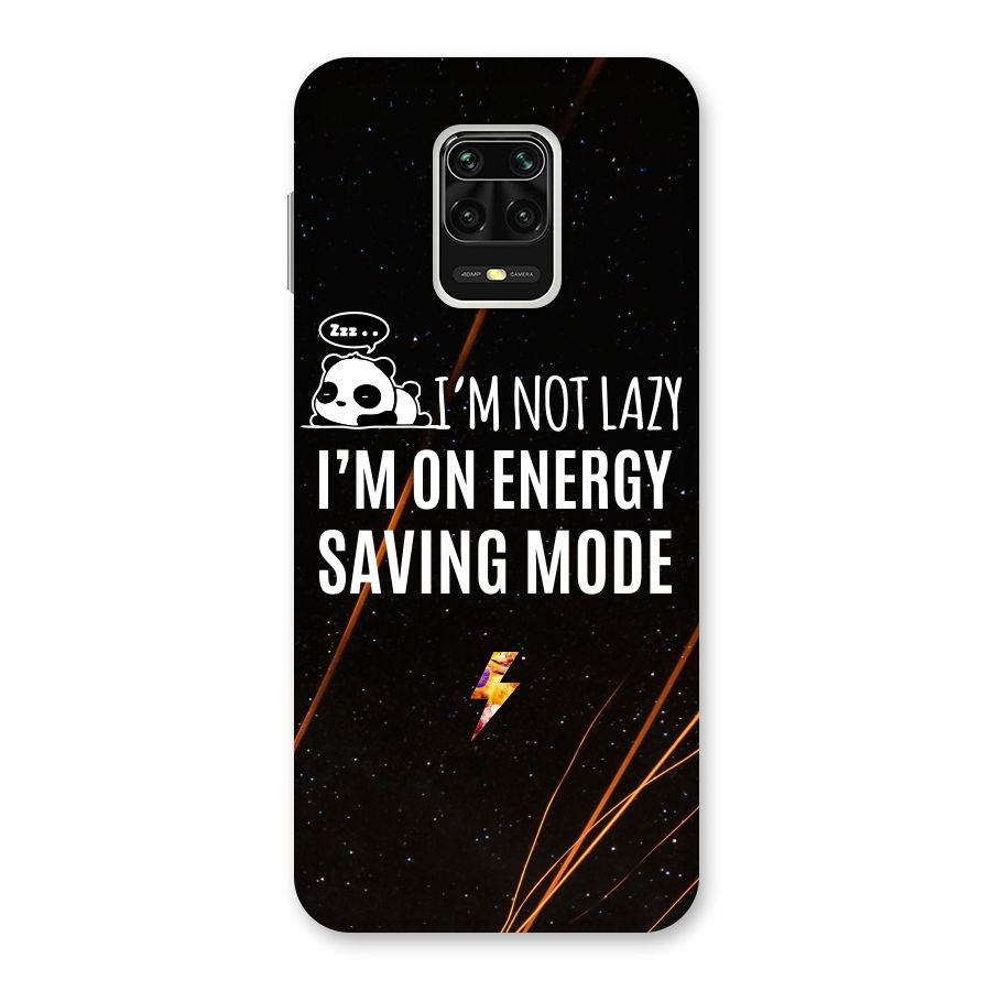 Energy Saving Mode Back Case for Redmi Note 9 Pro