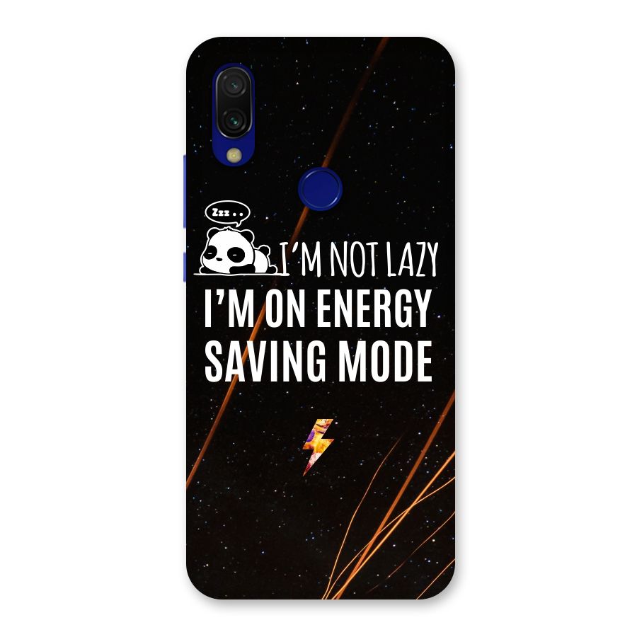 Energy Saving Mode Back Case for Redmi Y3
