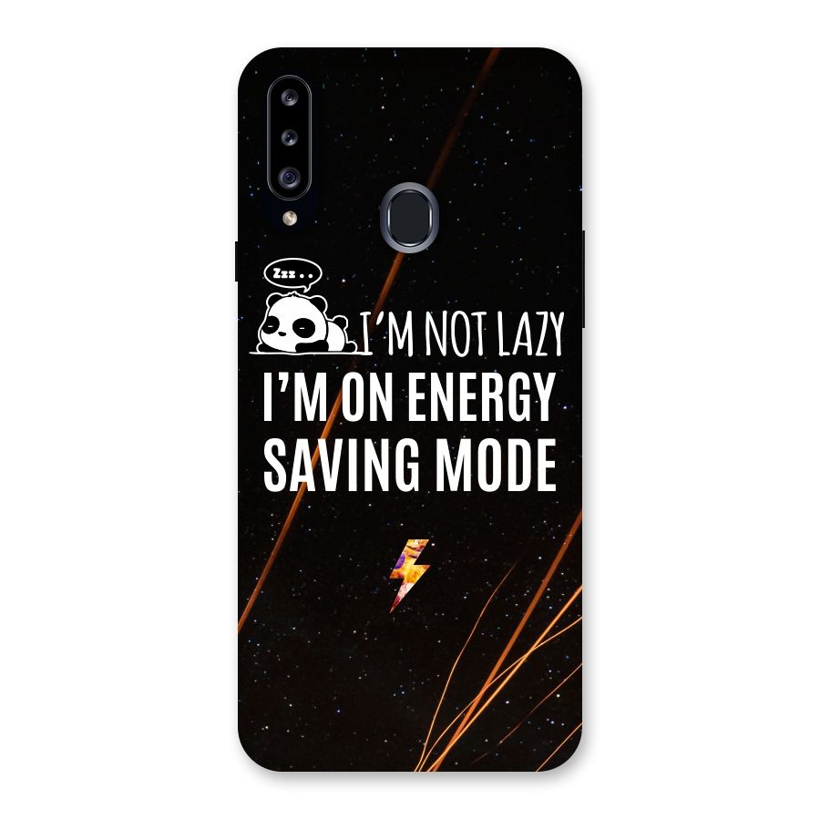 Energy Saving Mode Back Case for Samsung Galaxy A20s