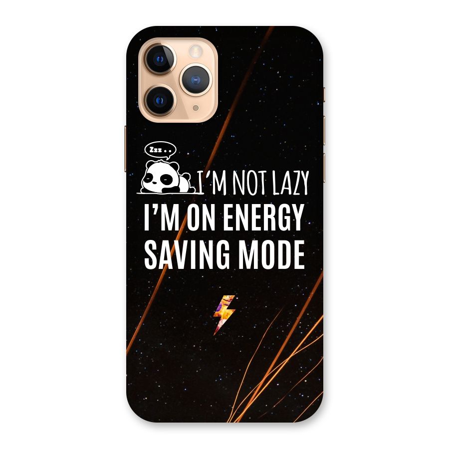 Energy Saving Mode Back Case for iPhone 11 Pro