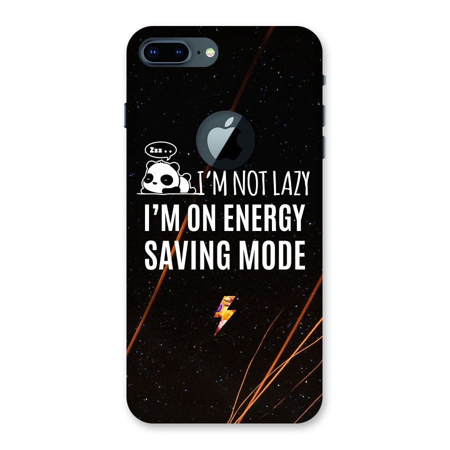 Energy Saving Mode Back Case for iPhone 7 Plus Logo Cut