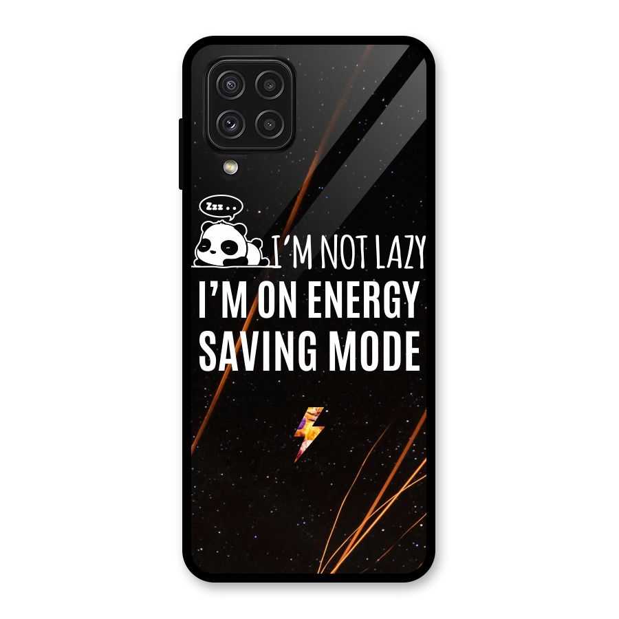 Energy Saving Mode Glass Back Case for Galaxy A22 4G