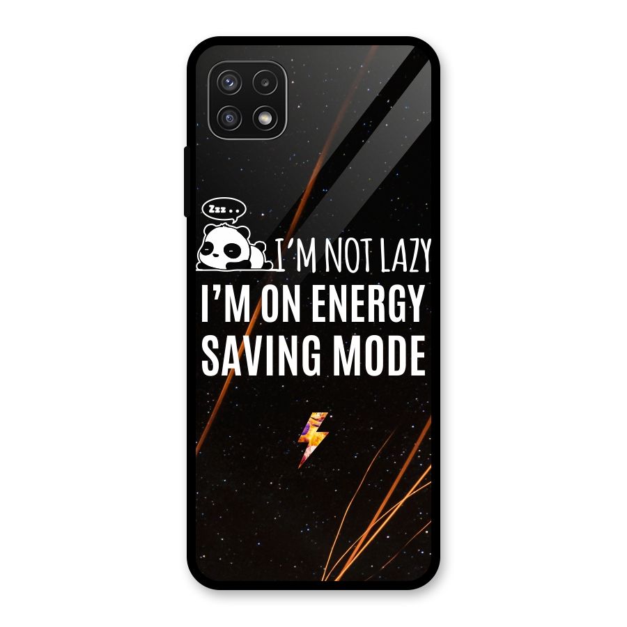 Energy Saving Mode Glass Back Case for Galaxy A22 5G