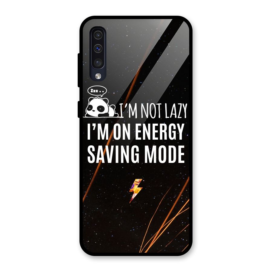 Energy Saving Mode Glass Back Case for Galaxy A50s