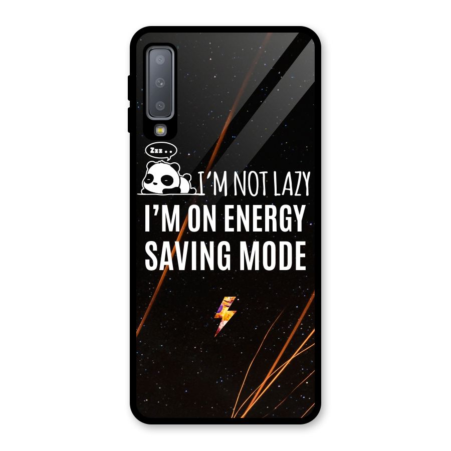 Energy Saving Mode Glass Back Case for Galaxy A7 (2018)