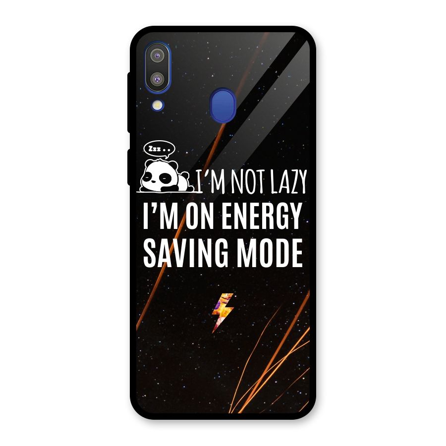 Energy Saving Mode Glass Back Case for Galaxy M20