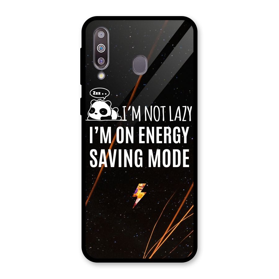 Energy Saving Mode Glass Back Case for Galaxy M30