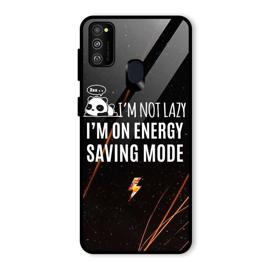 Energy Saving Mode Glass Back Case for Galaxy M30s