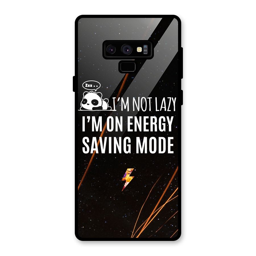 Energy Saving Mode Glass Back Case for Galaxy Note 9