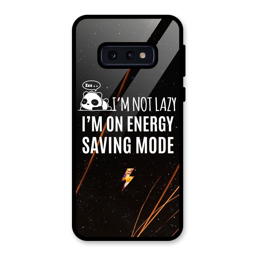Energy Saving Mode Glass Back Case for Galaxy S10e