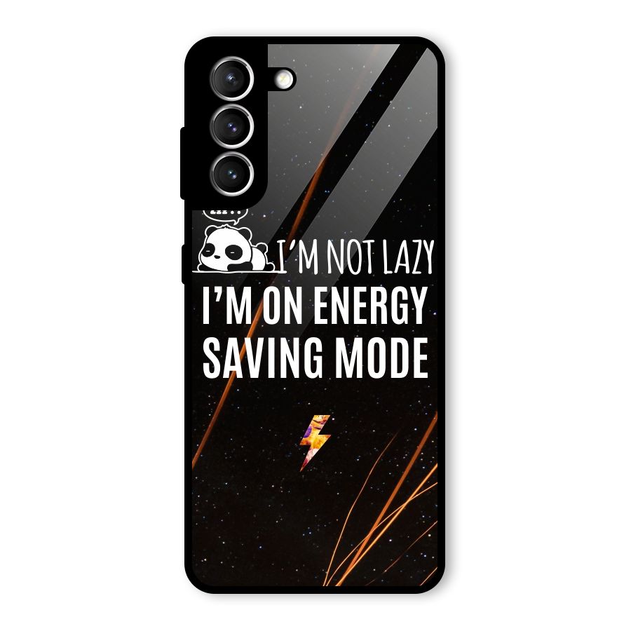 Energy Saving Mode Glass Back Case for Galaxy S21 5G