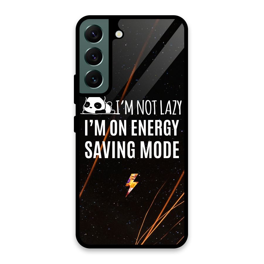 Energy Saving Mode Glass Back Case for Galaxy S22 5G