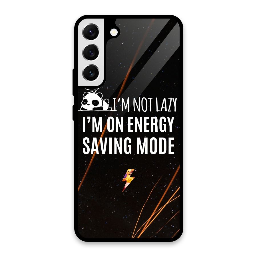 Energy Saving Mode Glass Back Case for Galaxy S22 Plus 5G