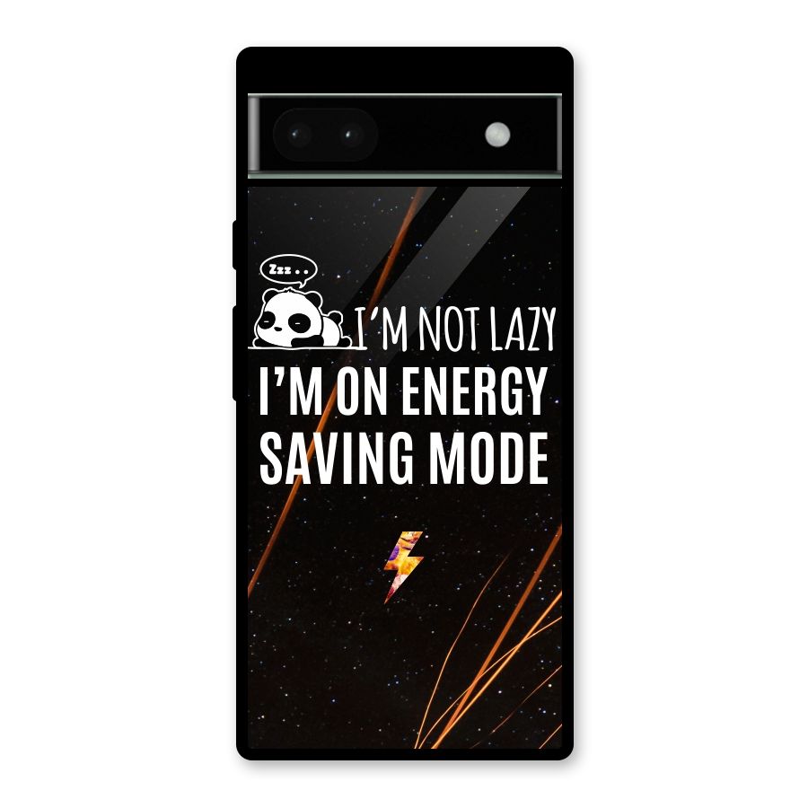 Energy Saving Mode Glass Back Case for Google Pixel 6a