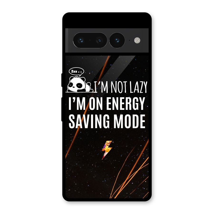 Energy Saving Mode Glass Back Case for Google Pixel 7 Pro