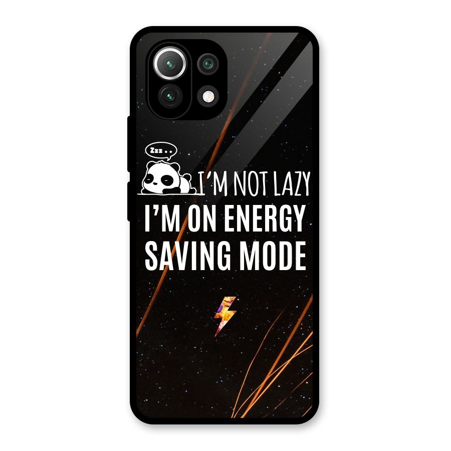 Energy Saving Mode Glass Back Case for Mi 11 Lite