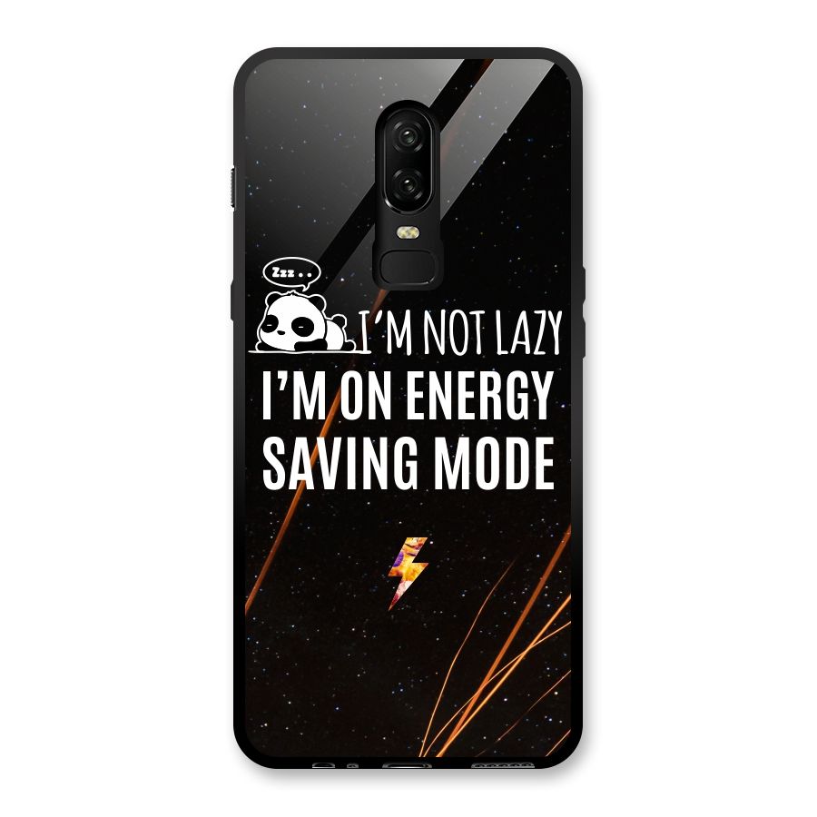 Energy Saving Mode Glass Back Case for OnePlus 6