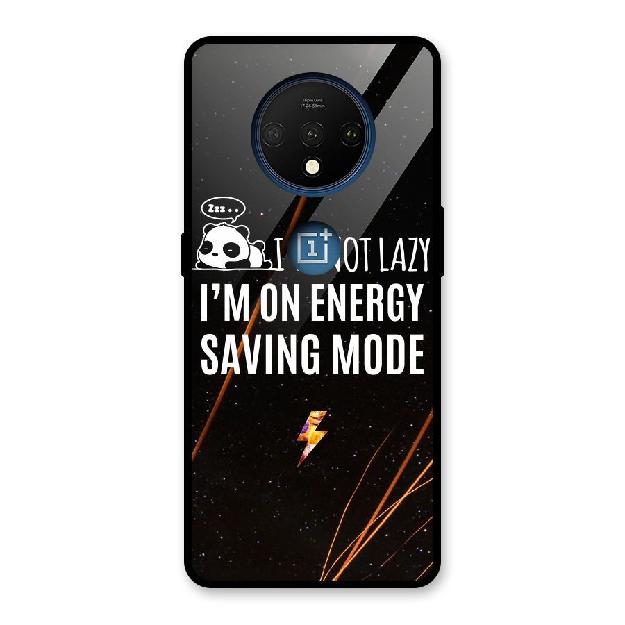 Energy Saving Mode Glass Back Case for OnePlus 7T