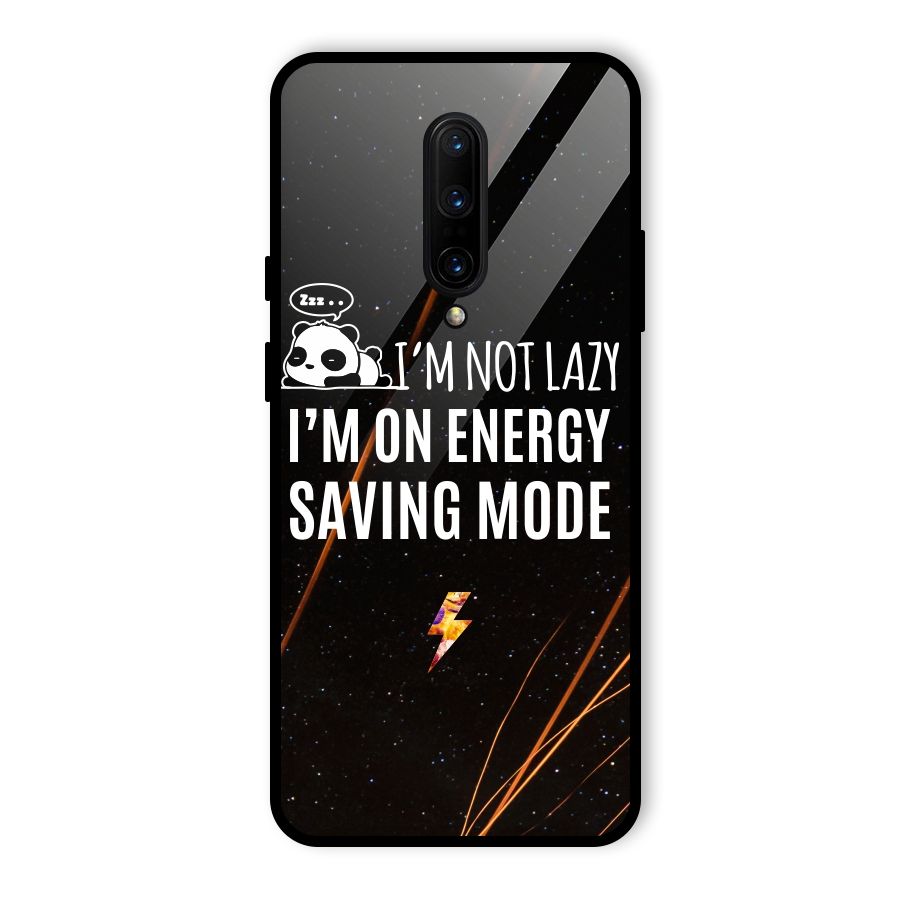 Energy Saving Mode Glass Back Case for OnePlus 7 Pro