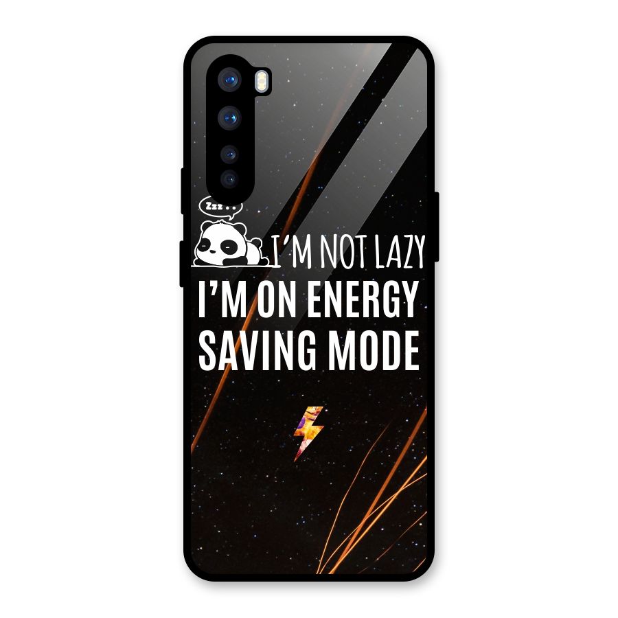Energy Saving Mode Glass Back Case for OnePlus Nord