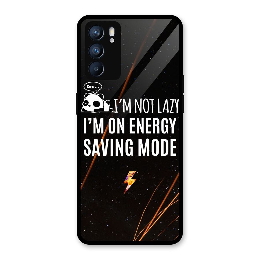 Energy Saving Mode Glass Back Case for Oppo Reno6 5G