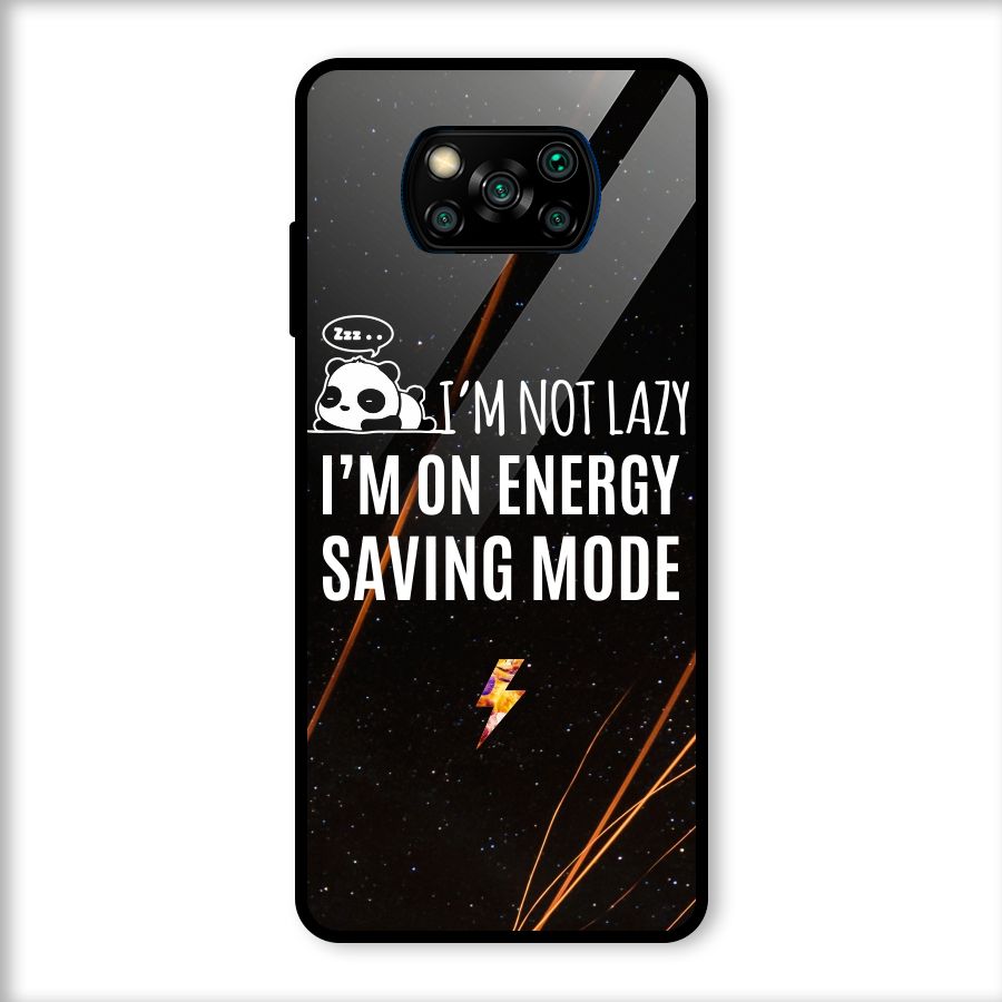 Energy Saving Mode Glass Back Case for Poco X3