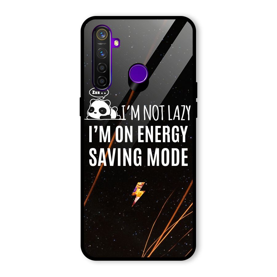 Energy Saving Mode Glass Back Case for Realme 5 Pro