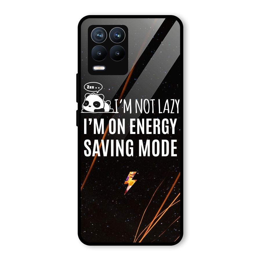 Energy Saving Mode Glass Back Case for Realme 8 Pro