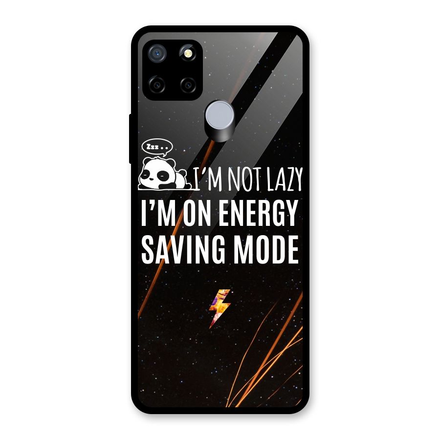 Energy Saving Mode Glass Back Case for Realme C15