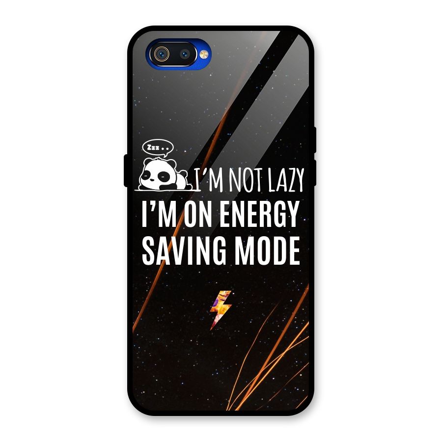 Energy Saving Mode Glass Back Case for Realme C2