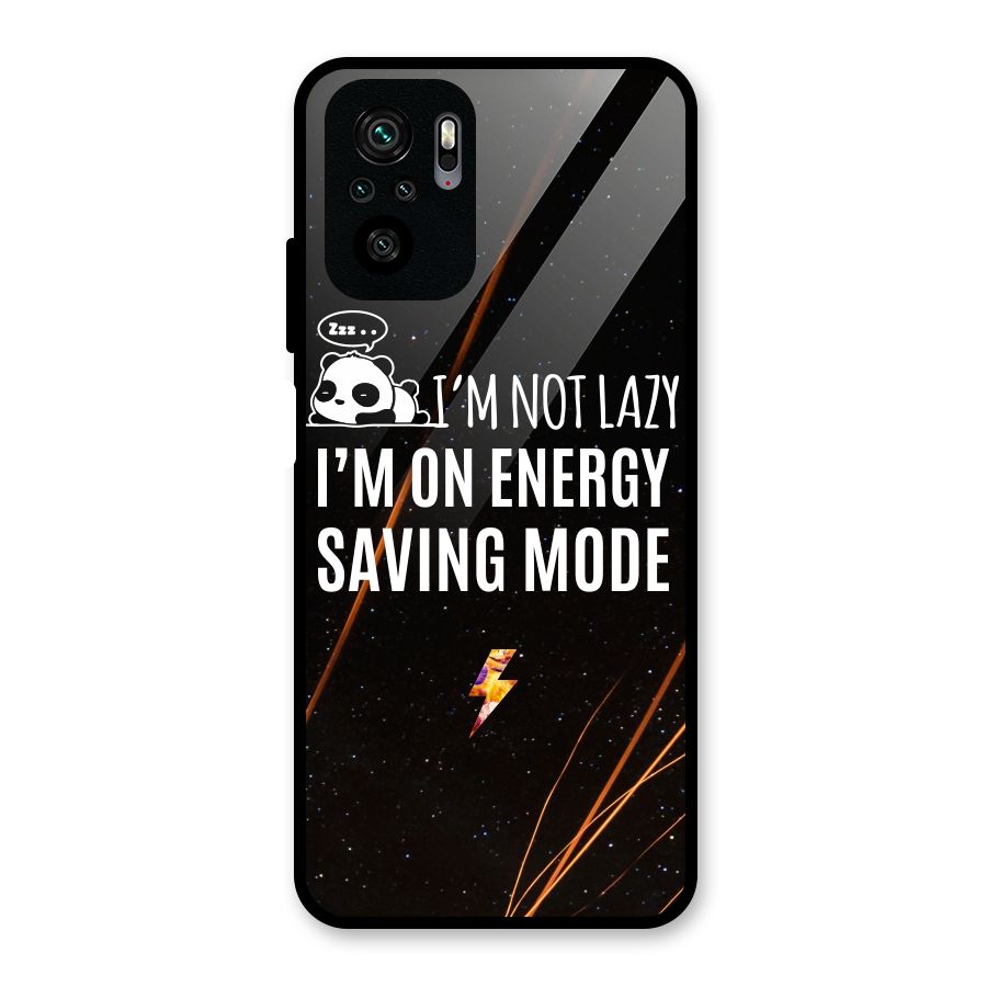 Energy Saving Mode Glass Back Case for Redmi Note 10S