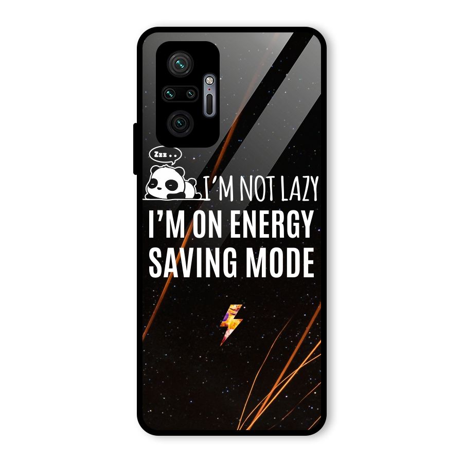 Energy Saving Mode Glass Back Case for Redmi Note 10 Pro