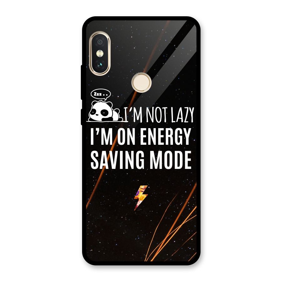 Energy Saving Mode Glass Back Case for Redmi Note 5 Pro