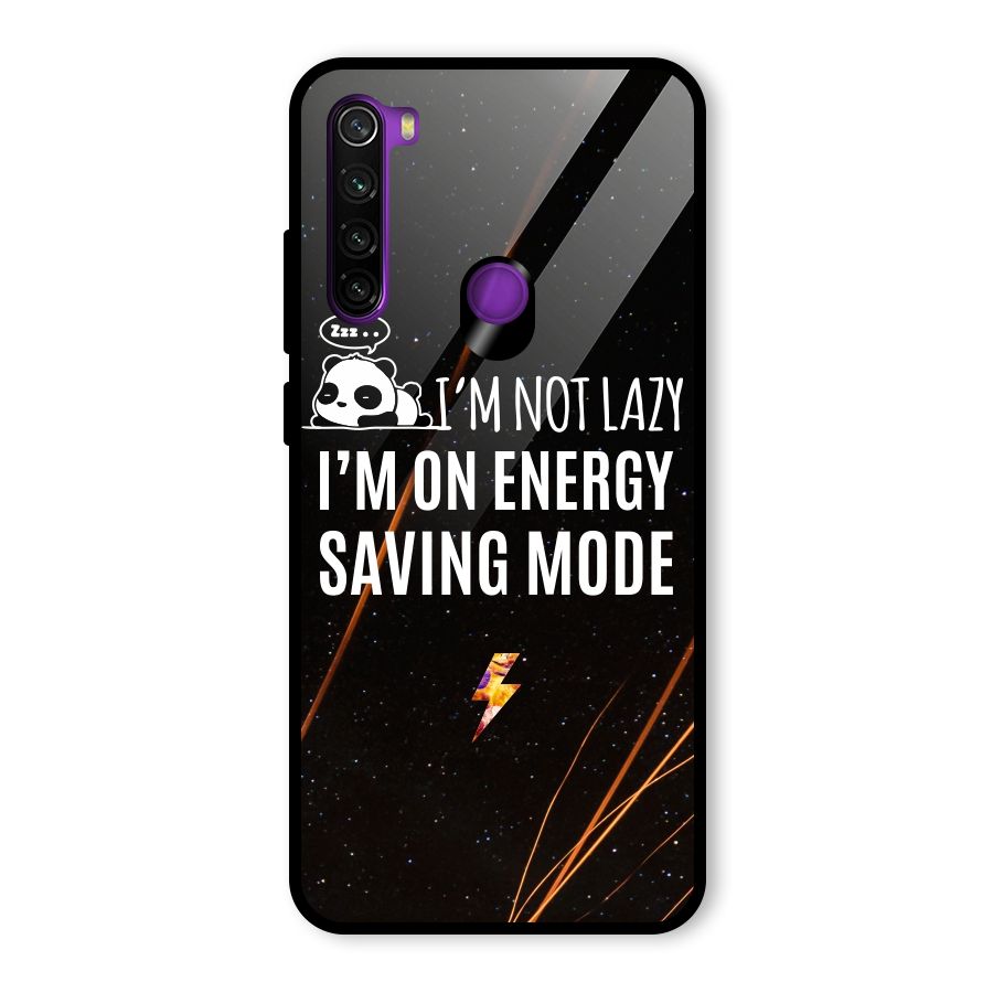 Energy Saving Mode Glass Back Case for Redmi Note 8