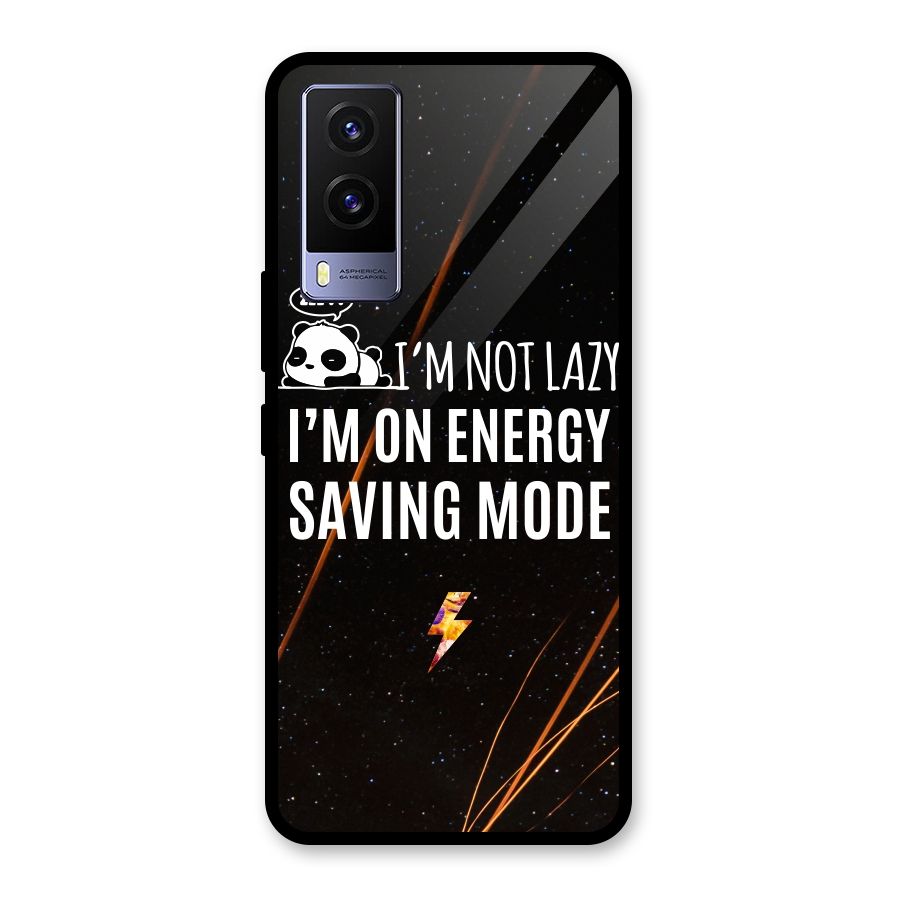Energy Saving Mode Glass Back Case for Vivo V21e 5G
