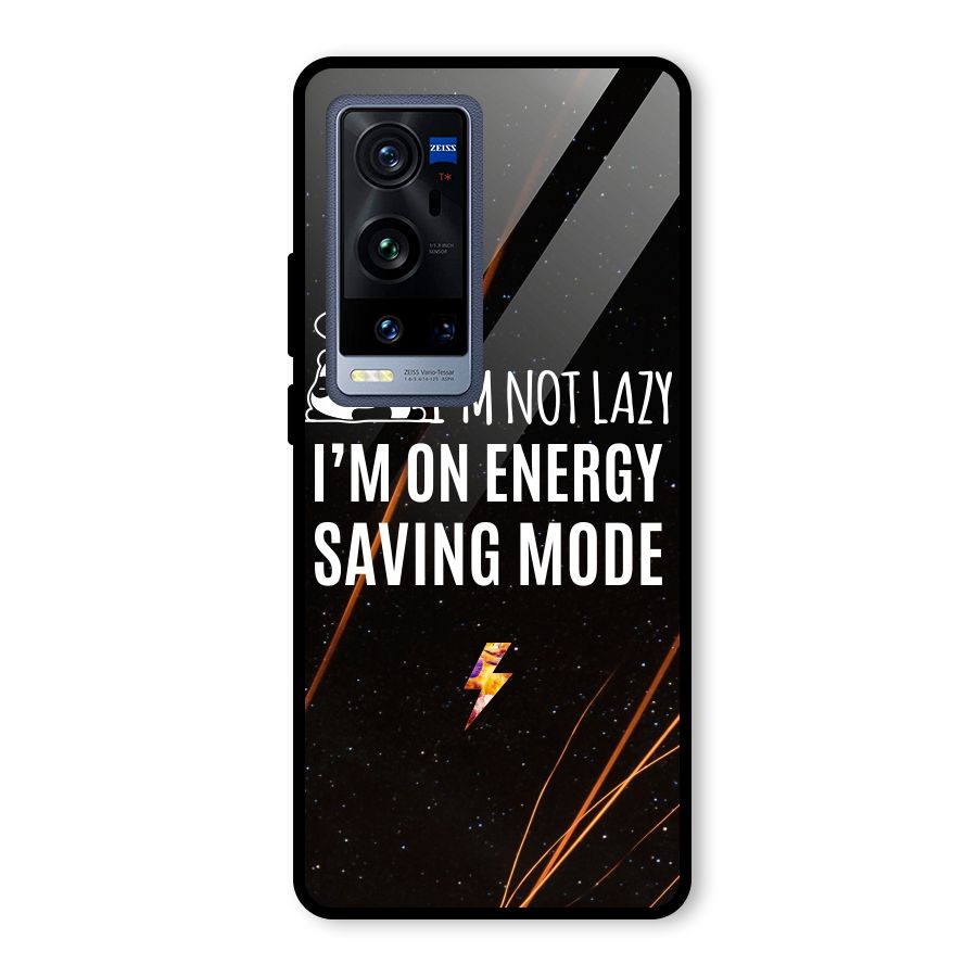 Energy Saving Mode Glass Back Case for Vivo X60 Pro Plus
