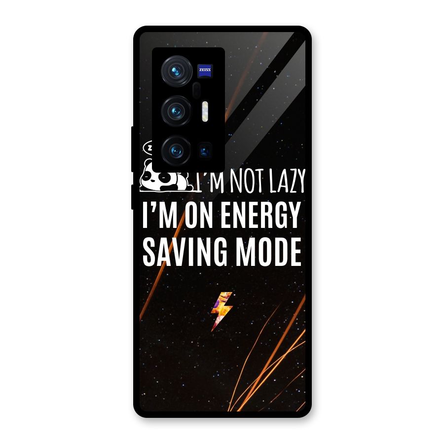 Energy Saving Mode Glass Back Case for Vivo X70 Pro Plus